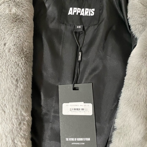 Apparis faux fur jacket XS - Picture 8 of 8